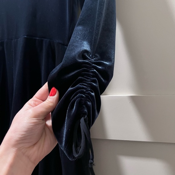 Navy blue long sleeve urban outfitters romper/dress - Picture 2 of 5